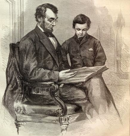 abraham lincoln with his son tad tamil deepam